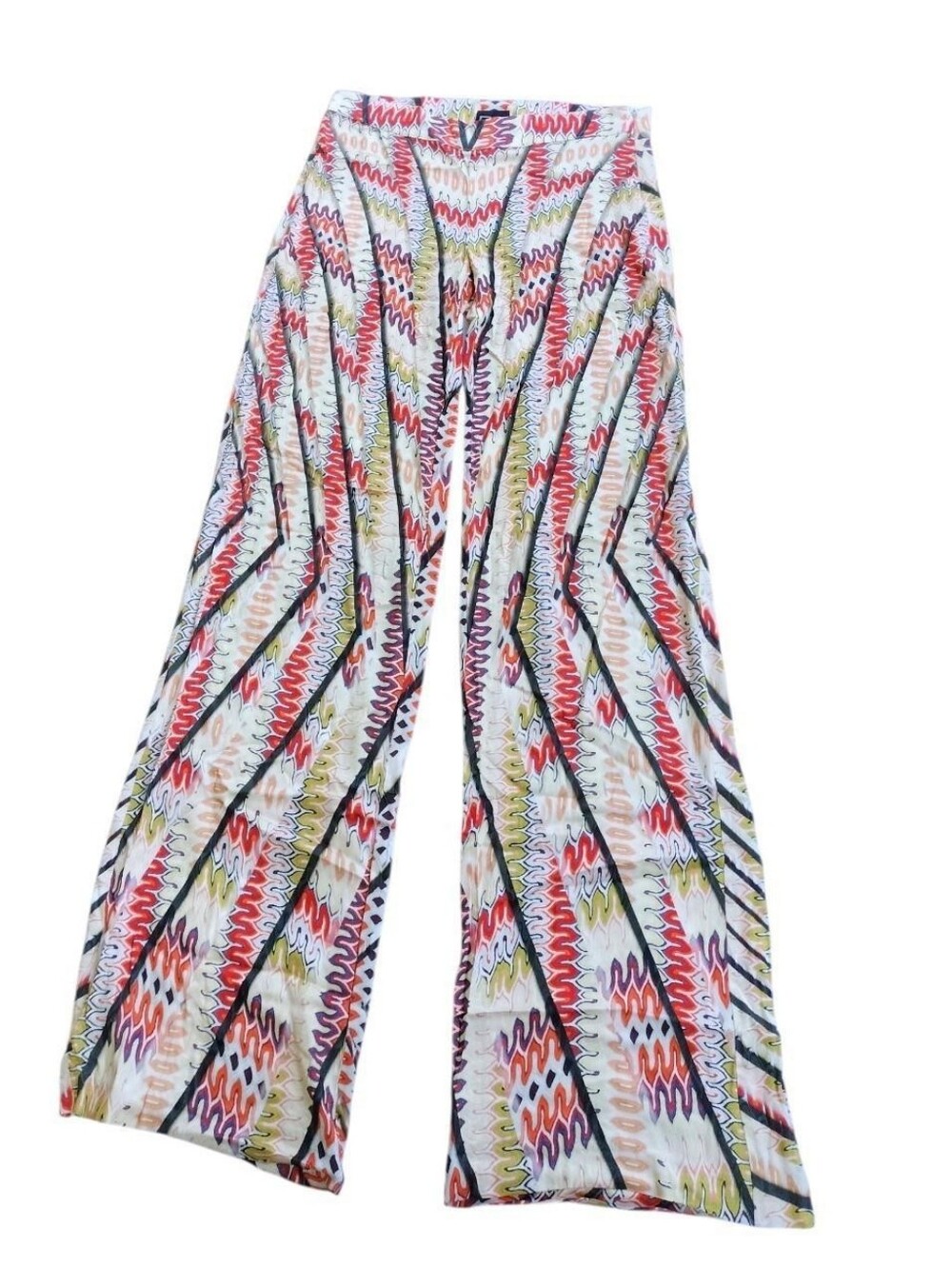 Paola Frani Mainline Zigzag Palazzo Pants